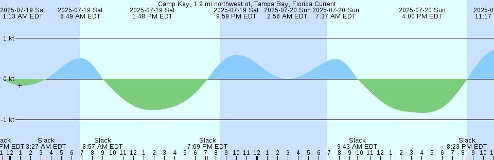 Tide chart: Cane Patch Creek entrance, Georgia