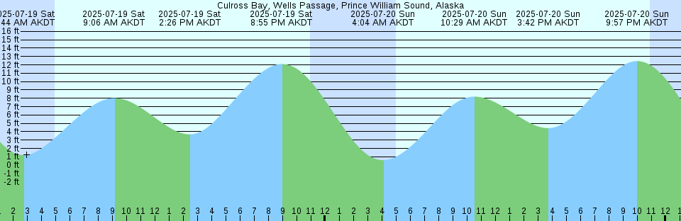 Tide chart: Divine's Dock, South Carolina