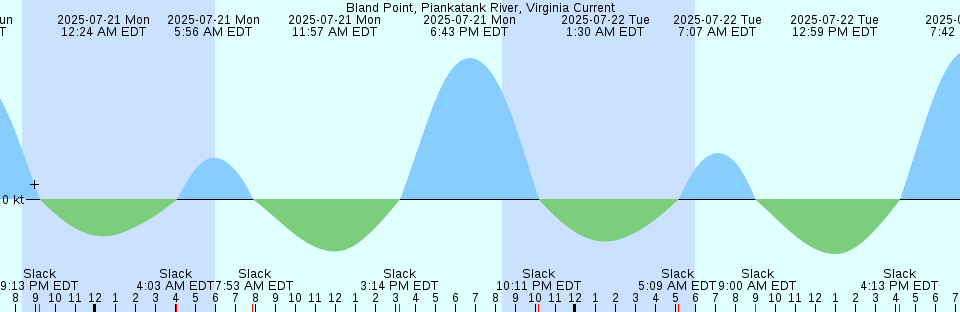 Tide chart: Blessing Plantation, East Branch, Cooper River, South Carolina